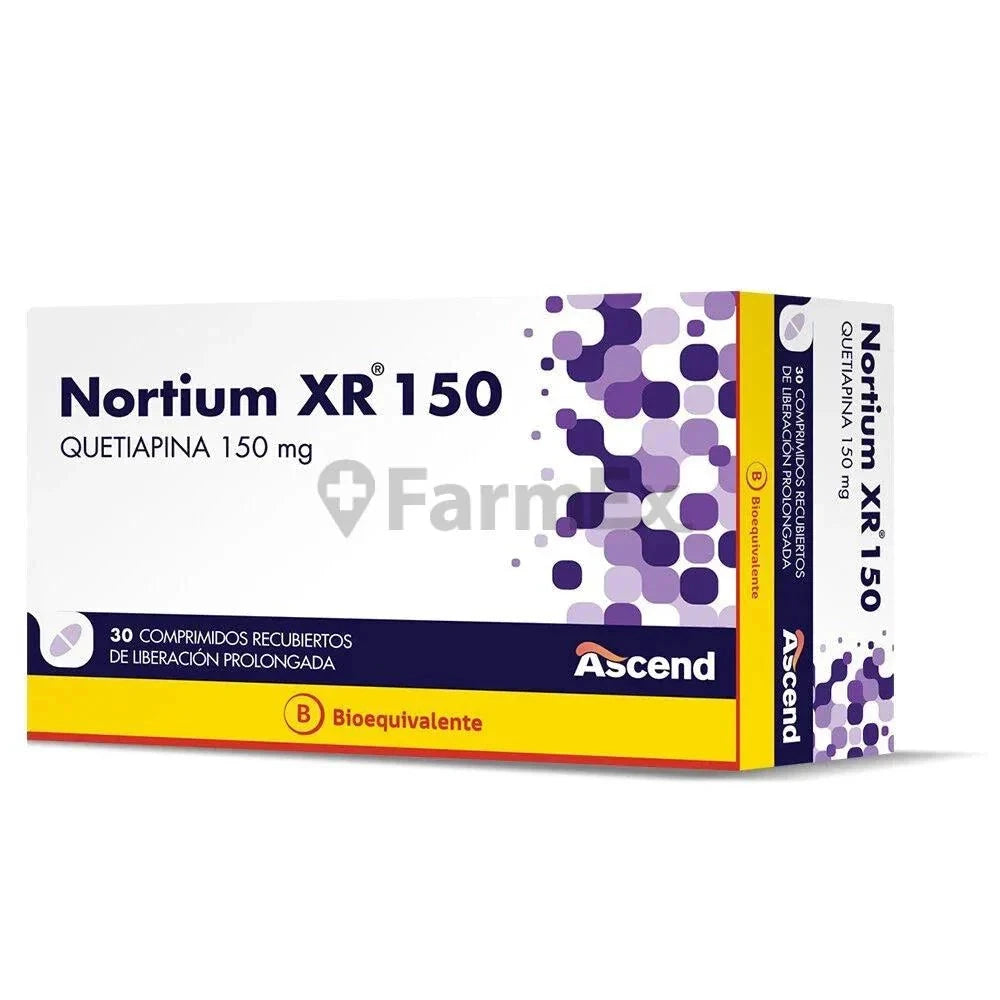 Nortium XR 150 mg x 30 comprimidos "Ley Cenabast" Farmex-Pluxee-Persistente
